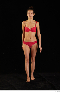 Waja   1 front view red bra red lingerie…